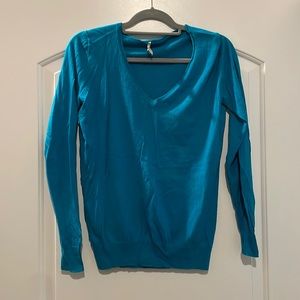 Teal J.Crew sweater